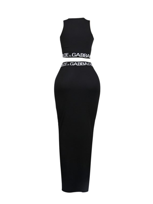 LW BASICS U Neck Bodycon Skirt Set - Image 38