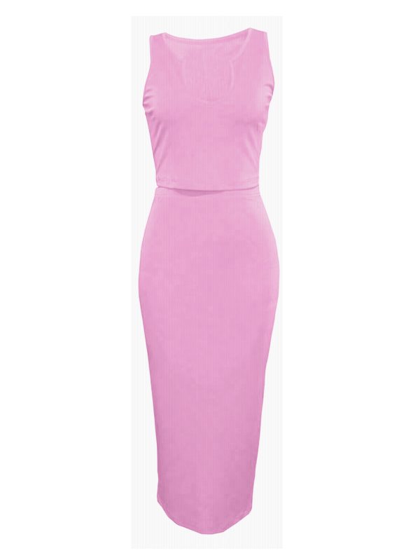 LW BASICS U Neck Bodycon Skirt Set - Image 31