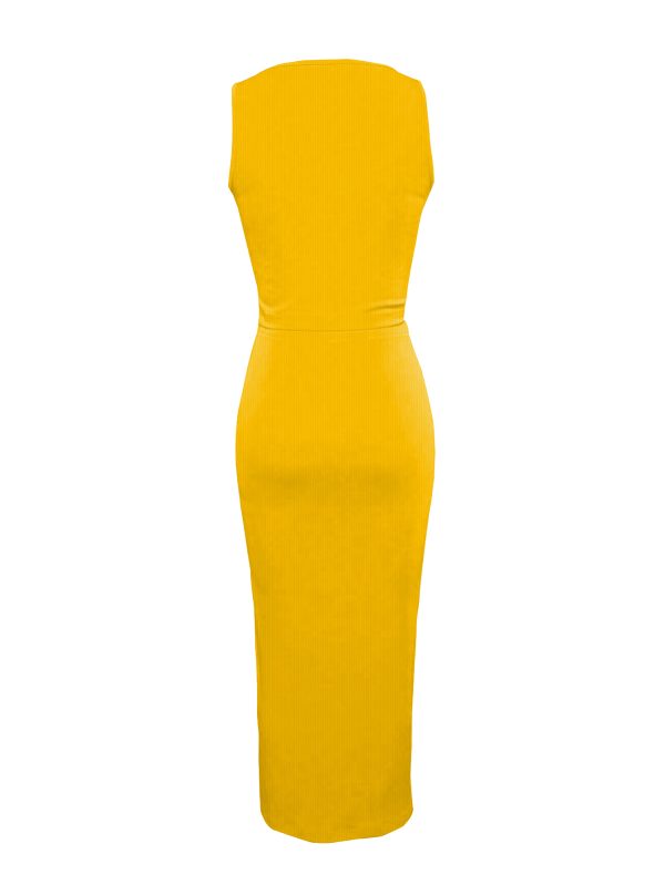 LW BASICS U Neck Bodycon Skirt Set - Image 23