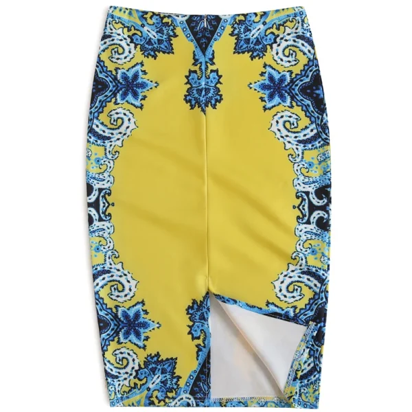 On Sale Spring Summer Women Y2K High Waist Midi Pencil Chiffon Skirts Slim Bodycon Vintage Hip Raise Korean Fashion Clothes - Image 5