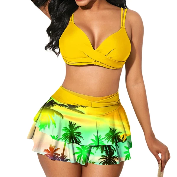 Women Tankinis Bikini Set Swimwear Swimsuit Bathing Swimwear Suit Ladies Bikini Set Summer Swimming Suit Two Pieces - Image 5
