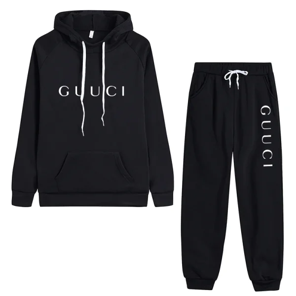 Womens Tracksuit Fashion Casual Hooded Sweatshirts Suit Clothing High Quality Hot Sales Autumn Winter Trend Jogging Pants Sets - Image 3