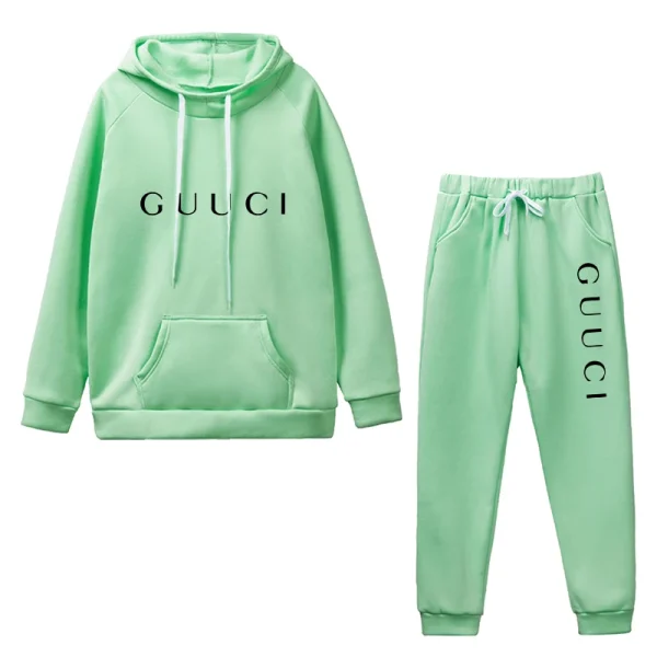 Womens Tracksuit Fashion Casual Hooded Sweatshirts Suit Clothing High Quality Hot Sales Autumn Winter Trend Jogging Pants Sets - Image 2