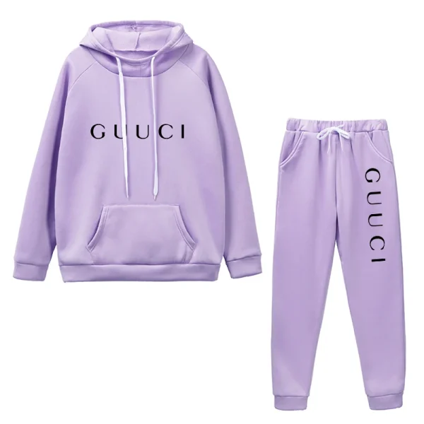 Womens Tracksuit Fashion Casual Hooded Sweatshirts Suit Clothing High Quality Hot Sales Autumn Winter Trend Jogging Pants Sets